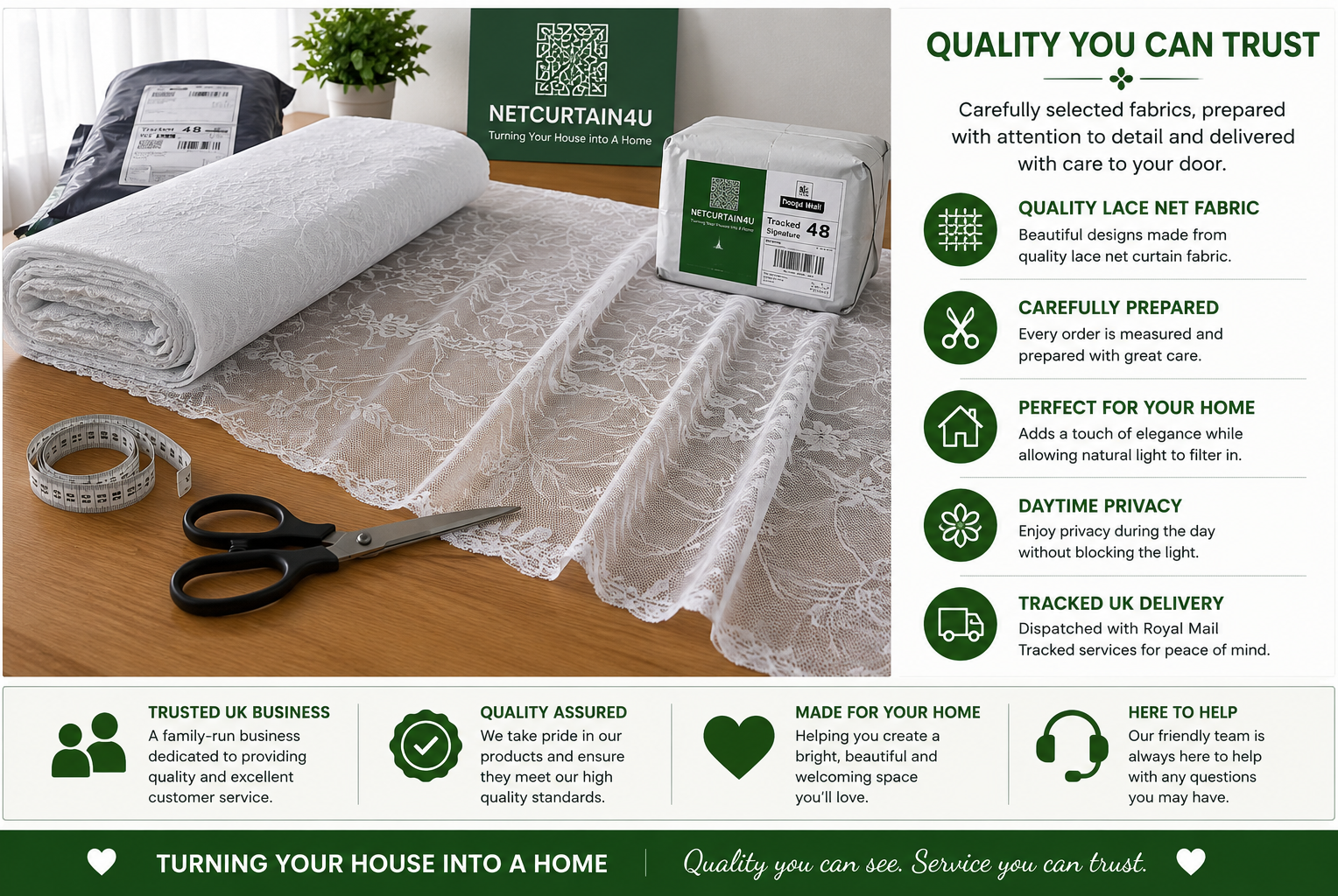 Learn More About NETCURTAIN4U NETCURTAIN4U premium white lace net curtains