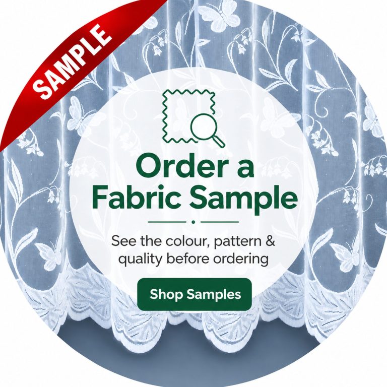 Shop Lace Blinds White lace blind panel
