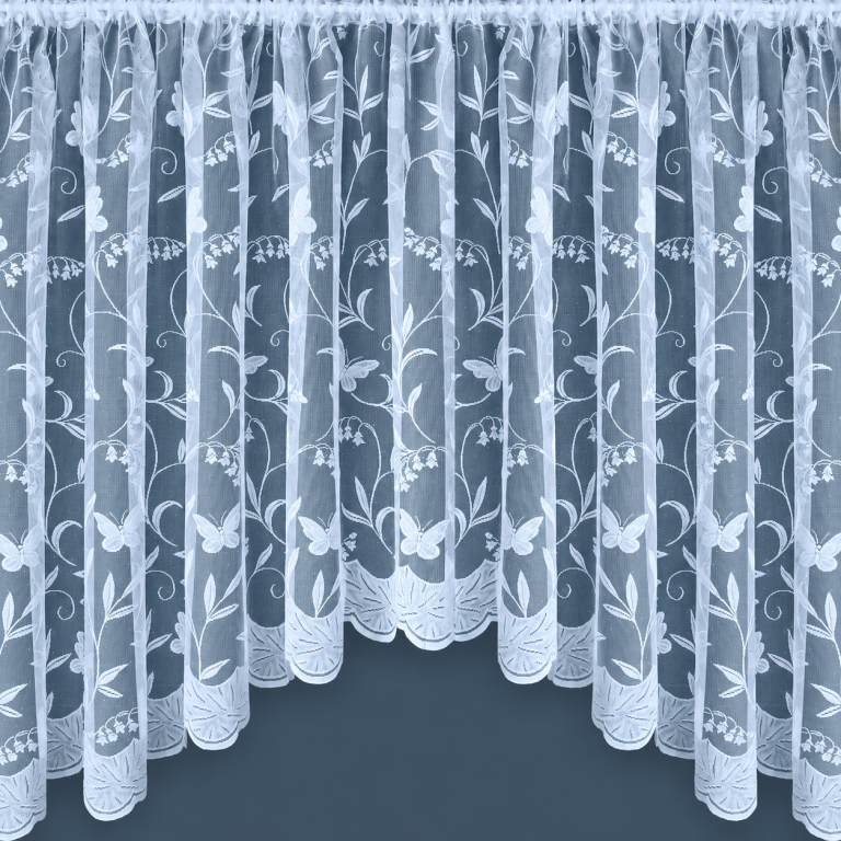 Shop Jardinière Net Curtains White lace jardinière net curtains