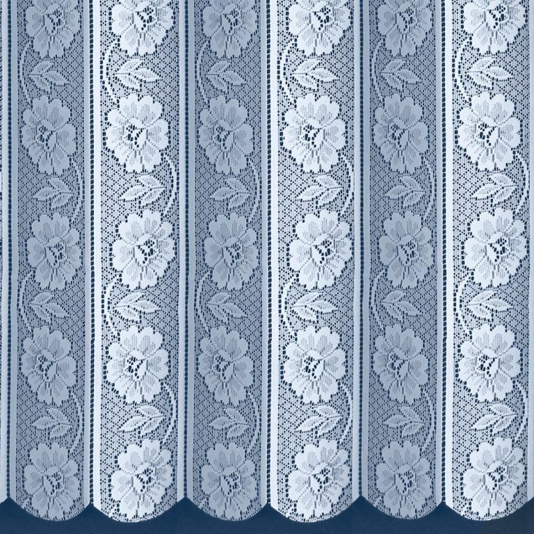 Shop Lace Blinds White lace blind panel